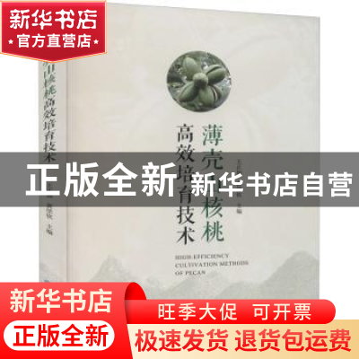 正版 薄壳山核桃高效培育技术 王正加,黄坚钦 中国林业出版社 978