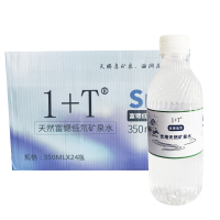 1+T 天然富锶低氘矿泉水350ml*24瓶/箱