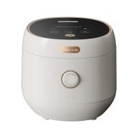 小熊电饭锅 3升底盘加热微电脑控温不粘内胆2-4人家庭热饭保温神器陶瓷油款