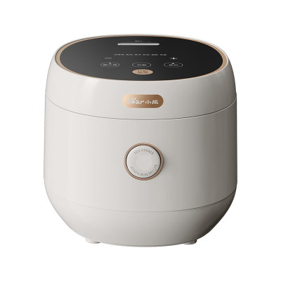 小熊电饭锅 3升底盘加热微电脑控温不粘内胆2-4人家庭热饭保温神器陶瓷油款