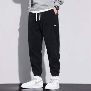 男士哈伦卫裤子2024春秋季新款束脚男生宽松休闲运动舒适长裤男款