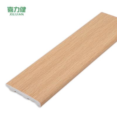 喜力健 PVC实心踢脚线 长3M*高6CM*厚10MM-原木纹 根