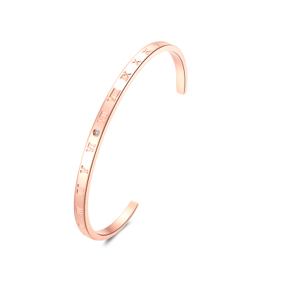 佐卡伊Time&Love时光恋人-男女同款罗马时光钻石手镯Z00242_1/Z00255