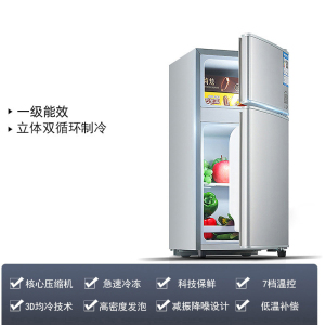 惠葵思 BC-40S 58L 定频 双门 一级能效 电冰箱 (计价单位:台) 银色