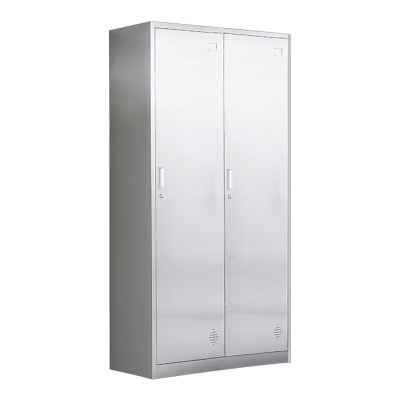 帅畅不锈钢更衣柜员工衣柜储物柜更衣室储物柜304二门更衣柜