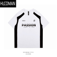 HLCOMAN速干短袖男士健身速干衣投篮服男女透气跑步运动T恤美式宽松夏季