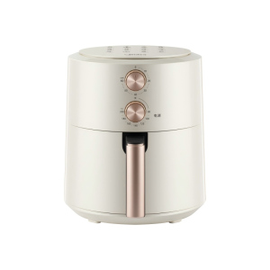 美的(Midea)空气炸锅5L大容量家用煎炸锅炸鸡翅多功能煎烤双旋钮智能电炸锅薯条机空气烤箱MF-KZE5004