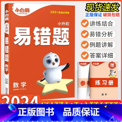 数学易错题 小学升初中 [正版]2024版小升初数学易错题三四五六年级全国通用版应用题必刷题计算题练习题专项训练小初衔接