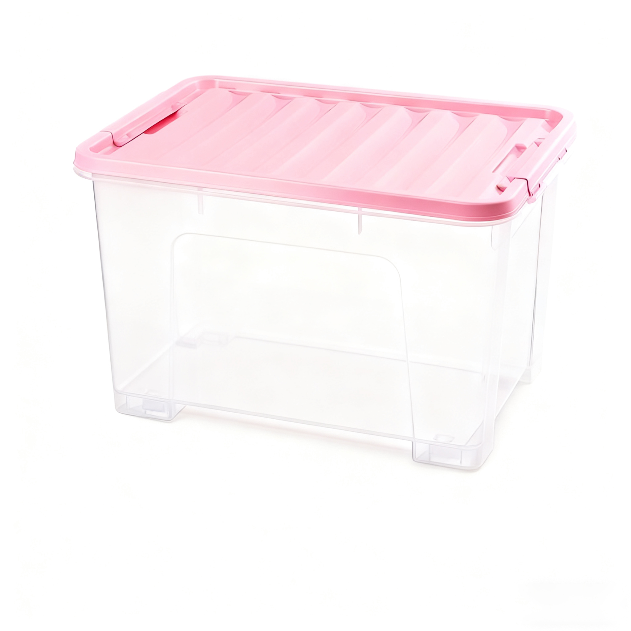 百晟长恒 BSCH-C09GS 特大号带轮子塑料盒储存盒 (计价单位:只)透明色