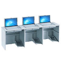 鑫木樽三人电脑桌240*60*75cm张