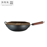 BRK Germany炒锅德国BRK铁锅炒锅 无涂层铁锅炒菜锅32cm 锅具烹饪用具电磁炉燃气通用