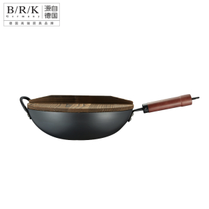 BRK Germany炒锅德国BRK铁锅炒锅 无涂层铁锅炒菜锅32cm 锅具烹饪用具电磁炉燃气通用