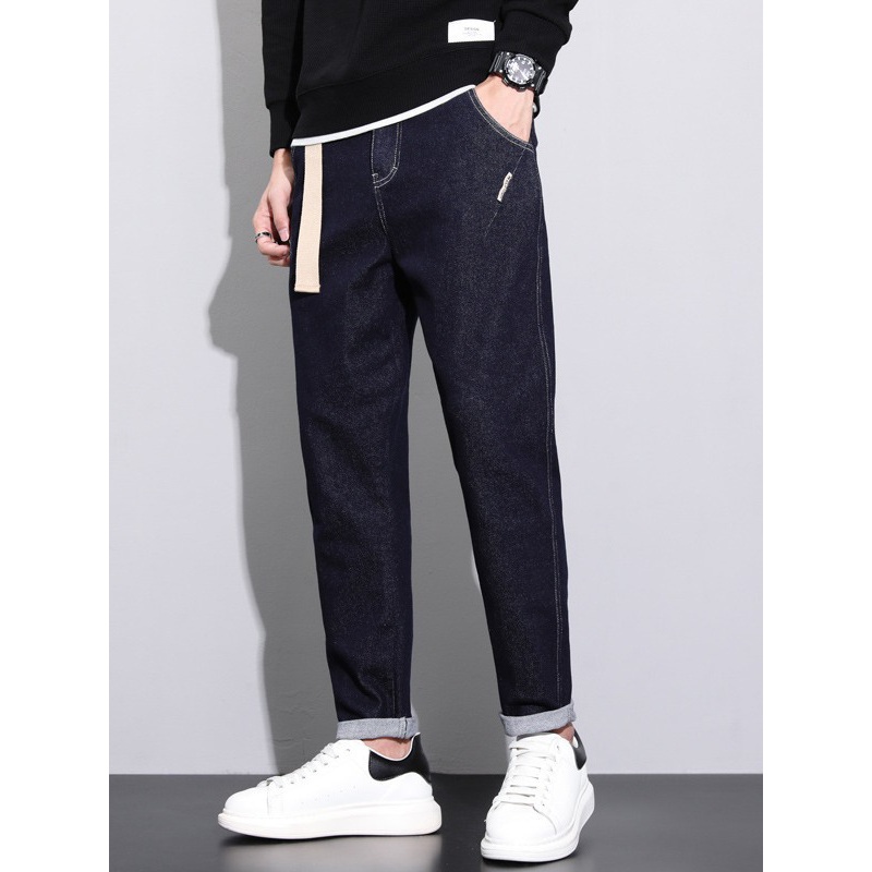 新季哈伦牛仔裤男哈伦裤男品质不色柔软百搭潮流男裤子