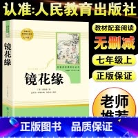 [人教版]镜花缘 [正版]朝花夕拾鲁迅原著+西游记无删减版七年级上册必读课外书人民教育出版社阅读白洋淀纪事湘行散记镜花缘