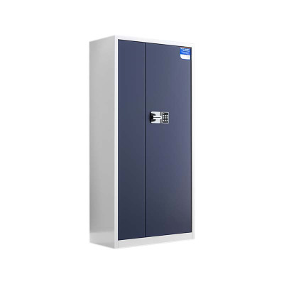 乙壬保密柜财务档案柜文件柜办公室资料储物柜保险柜电子密码国保锁通体白框灰门-国保密码锁