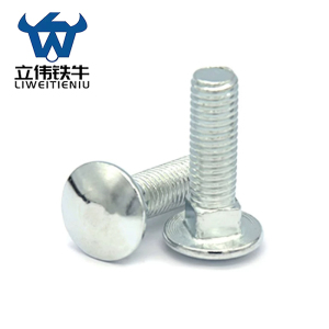立伟铁牛半圆头方径螺栓10x70mm/个