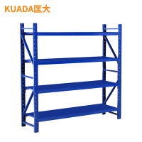 匡大 货架多层仓储货架钢制置物架一组四层钢架KDH20A