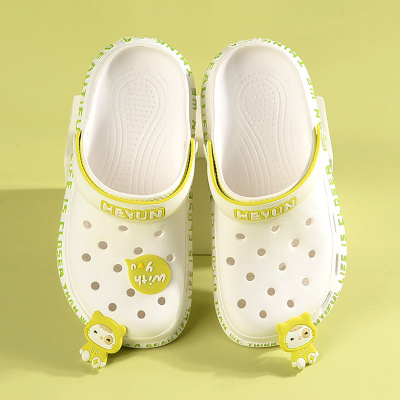 Ideamini洞洞鞋女ins潮夏季软底防滑拖鞋外穿护士2021年新款厚底情侣可爱