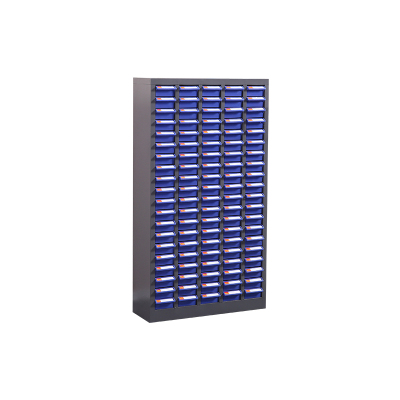 臻远零件柜工具柜 100抽蓝色无门小号