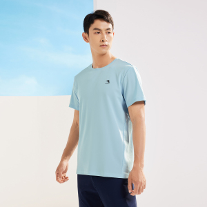 361°运动t恤男夏季新款速干上衣宽松跑步服男士圆领透气短袖652324112V