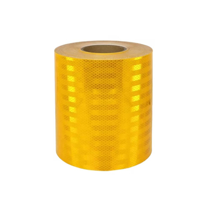 衡雁骏兴 反光胶带 黄色晶彩格 20cm*30m 卷