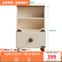 全友家居现代简约床头柜小型卧室床边置物储物柜子床尾收纳柜