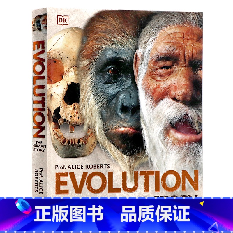 [正版]DK百科全书人类进化论英文原版 Evolution The Human Story 进化人类的故事图解图鉴科普