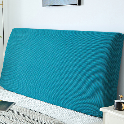 全包床头套罩 床头罩软包床靠背罩防尘保护套简约现代北欧 墨绿色 2.0米(适合1.9-2.1米床头使用)