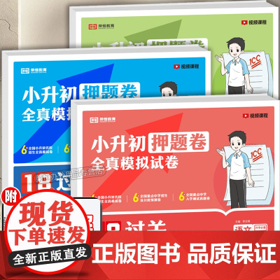2025小升初全真模拟试卷必刷题人教版六年级下册测试全套语文数学英语18套押题名校全真模拟真题卷小学升初中系统总复习下考