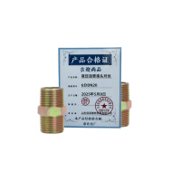 吉迎尚品 液压油管接头对丝 6分DN20 个