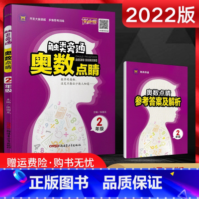 数学 [正版]2022版 触类旁通奥数点睛二年级 小学奥数解题方法大全 小学奥数二年级上下册数学练习册小学二年级奥数练习