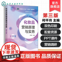 化妆品行销原理与实务 第三版 何平月 市场营销化妆品行销概述 化妆品行销环境调研 化妆品产品价格渠道策略 高校化妆品教