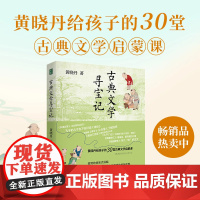 古典文学寻宝记 印章版 黄晓丹给孩子的30堂古典文学启蒙课 引导孩子轻松走进古典文学的美妙世界孩子受益一生的人文根基青豆