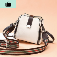 春夏小包包女包2020新款时尚百搭潮韩版软皮水桶包女士单肩斜挎包NEW LAKE女士单肩包