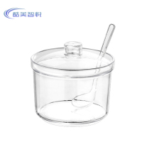 酷美智悦 亚克力调味瓶透明带顶珠200ml KM-JZ478 个