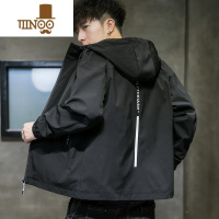 YANXU外套男韩版潮流帅气休闲百搭夹克潮牌短款风衣褂衣