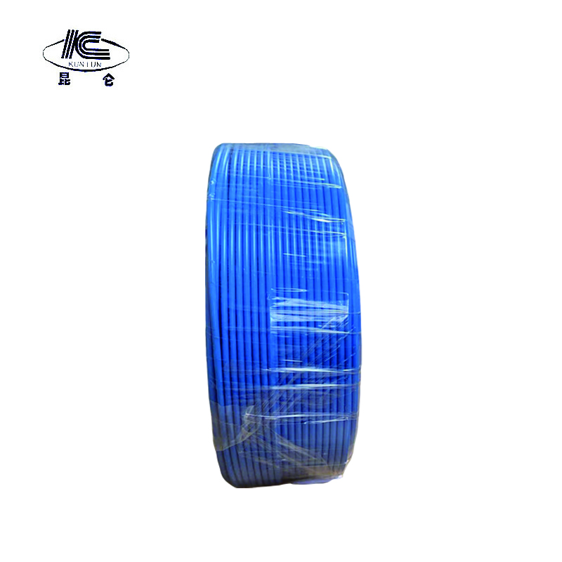 昆仑 电线450/750v ZR-BV4平方 蓝 /卷