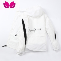 七斓外套男新款韩版潮流男士修身薄款帅气棒球立领休闲加绒夹克