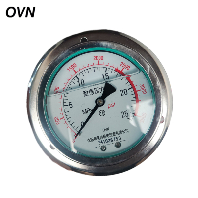 OVN 耐震压力表 YN-60轴向 块