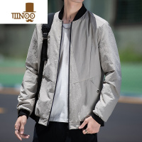 YANXU男士外套2023装新款男装百搭棒球领防晒衣服夏季青年薄款夹克