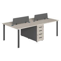 科朔 办公桌职员桌 员工桌 屏风办公桌 四人位 KS-16B2438