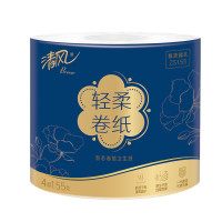 清风 敦煌文创 原木纯品系列4层加厚纸巾 110g 30卷/箱