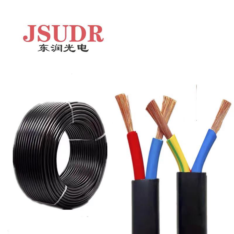 JSUDR东润护套线100米卷 ZR-RVV2*2.5平方 颜色可选 300/500V +卷