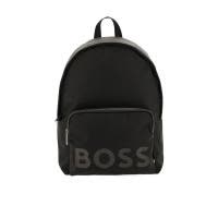 Hugo boss男士黑色简约百搭双肩包 日常商务通勤舒适便携背包 休闲旅行包