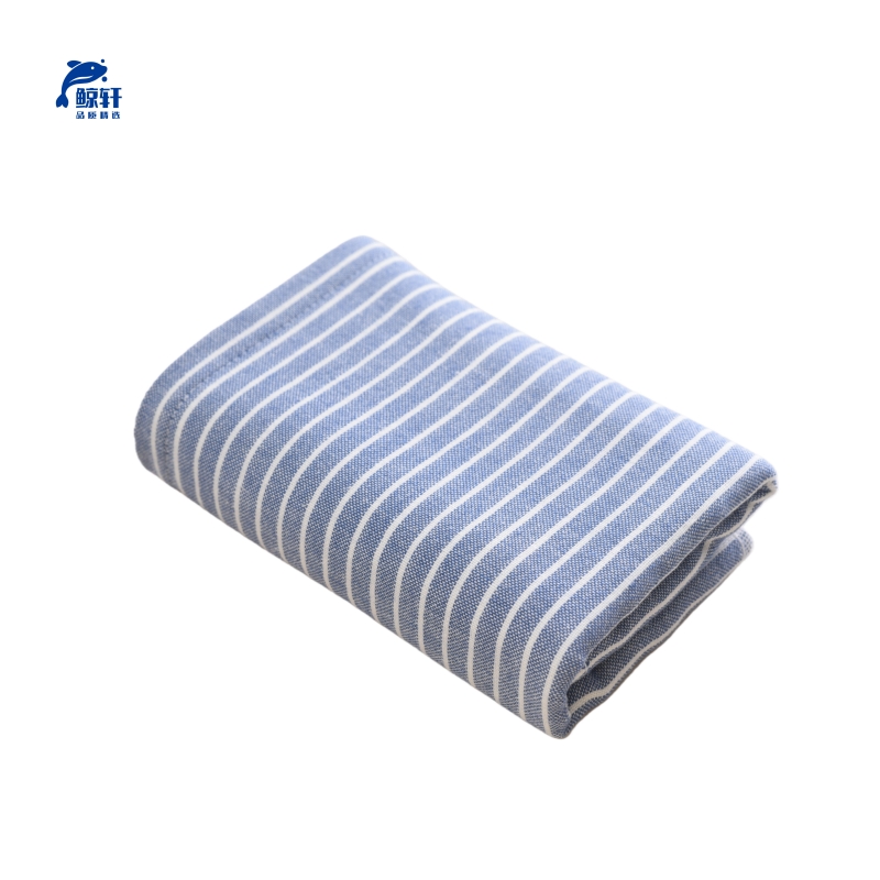 鲸轩 M7252 34*75cm 1块/包 100g 新疆长绒棉毛巾 抹布(计价单位:包)蓝色