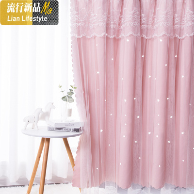 遮阳免打孔安装小窗帘魔术贴自粘飘窗简易全遮光布出租房2019新款 三维工匠