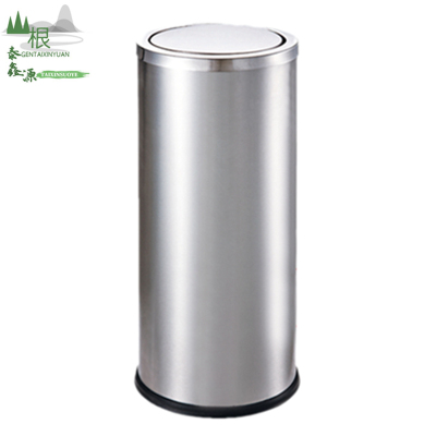 根泰鑫源摇盖加厚不锈钢垃圾桶730*380mm/个