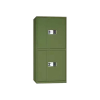 正斌军绿色保密柜电子密码文件保险柜国保指纹锁分体资料档案矮柜定做通双节保密柜(国保锁)