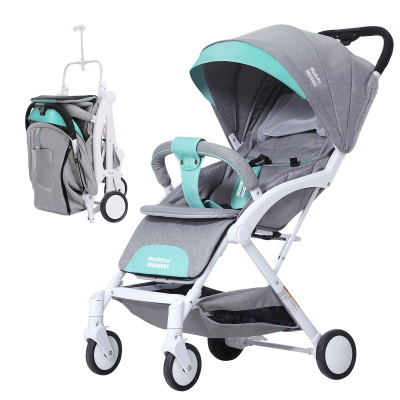 dodoto婴儿推车折叠超轻便携可上飞机新生儿童可坐可躺宝宝一键收车马卡龙绿