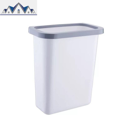 厨房橱柜式可挂式垃圾桶家用无盖塑料收纳盒壁挂篓桌面悬挂 三维工匠